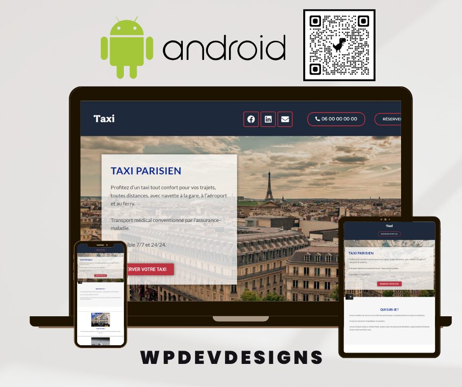 Lire la suite à propos de l’article Site vitrine taxi